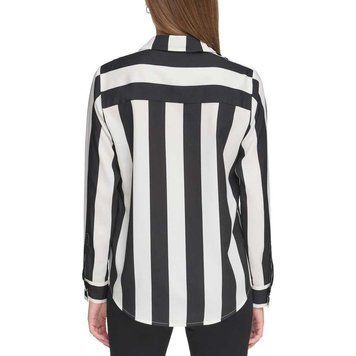 Топ L/S COLLAR BTN THRU, колір чорний/слонова кістка 14892-P8RM6501_BLI фото