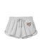Trousers HTHR RAINBOW PATCH SHRT, color pearl