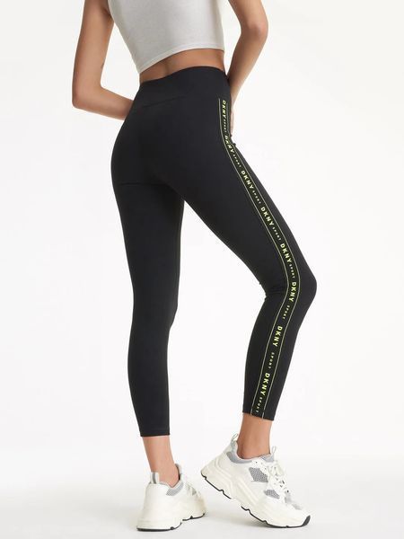 Leggings HW 7/8 LEGGING LOGO, color lime