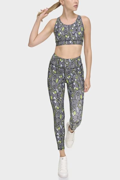 Легінси PRINTED HIGH WAIST 7, колір лайм 12503-DP3P2950_FW9 фото