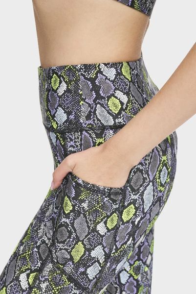 Легінси PRINTED HIGH WAIST 7, колір лайм 12503-DP3P2950_FW9 фото