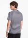 T-shirt SLEEK MK CREW STRIPE, color black