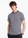 T-shirt SLEEK MK CREW STRIPE, color black