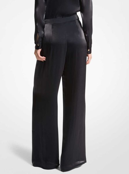 Штани IRIDESCENT WIDE LEG PANTS, колір чорний 13157-MS430638BB_001 фото