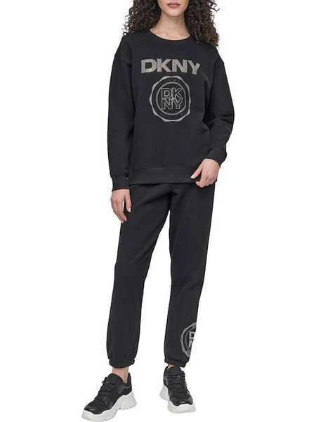 Jumper MED LG CREW NK SWTSH, color black/black/silver
