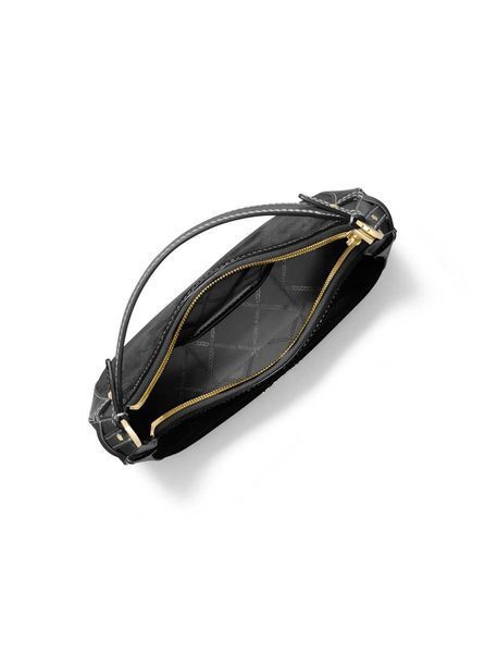 Bag SM CRESCENT TZ SHLDR, color black