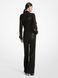 Dress PINSTRIPE SEQ JUMPSUIT, color black