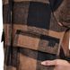 Jacket SNAP FRONT RAGLAN SL, color black/brown