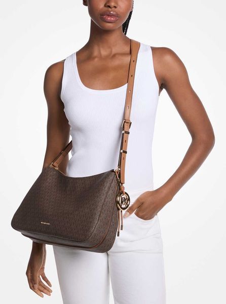 Bag MD TZ CONV SHLDR, color brown/acorn