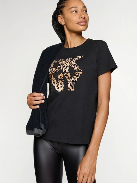 T-shirt FLKG LG SS RELXD FIT, color black/whisky