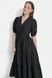 Dress S/S TIERED POPLIN DR, color black