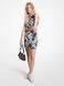 Dress PALM SEQ SS MINI DRS, color white/black
