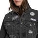 Jacket L/S PINS N PATCHES D, color dark grey