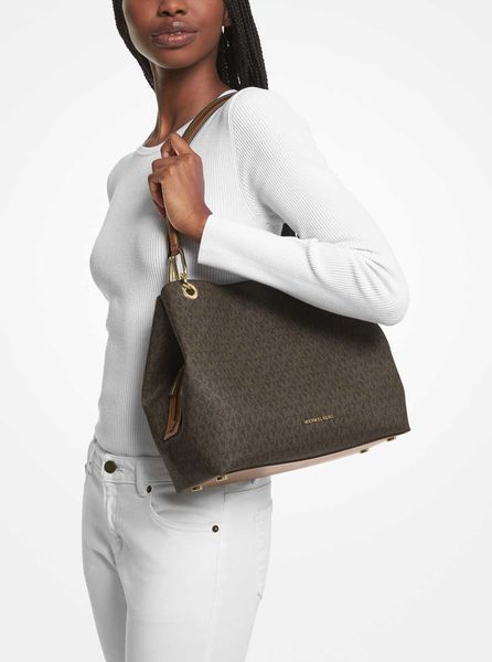 Сумка LG SHLDR TOTE, колір коричневий/жолудь 15097-30F3G8KT7B_252 фото