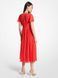 Сукня PLEATED VNECK MIDI DRS, колір корал 13166-MS481P77R3_623 фото 2