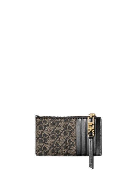 Картхолдер SM ZIP CARD CASE, колір чорний/золото 13857-32F4G8ED1B_038 фото