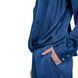 Top L/S TWIST CREASE TOP, color blue