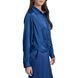 Top L/S TWIST CREASE TOP, color blue