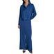 Top L/S TWIST CREASE TOP, color blue