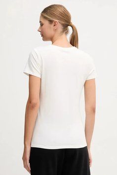 Футболка NY LG SS CREW NK TEE, колір слонова кістка/чорний 14768-DP5T1376_1YR фото