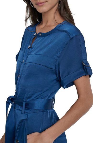 Jumpsuit UTILITY WEATHERED TW, color blue