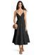 Dress POPLIN MIDI DRESS, color black
