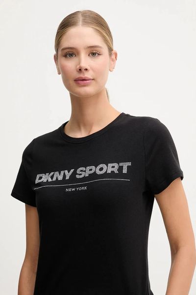 T-shirt NY LG SS CREW NK TEE, color black/transparent