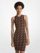 Dress ECO MK DOT EMPR LOGO DRS, color chocolate