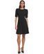 Сукня BUTTON SLEEVE FIT F, колір чорний 14710-DD3F9185_BLK фото 1