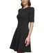 Сукня BUTTON SLEEVE FIT F, колір чорний 14710-DD3F9185_BLK фото 3