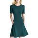 Сукня BUTTON SLEEVE FIT F, колір зелений 14795-DD3F9185_PNE фото 1