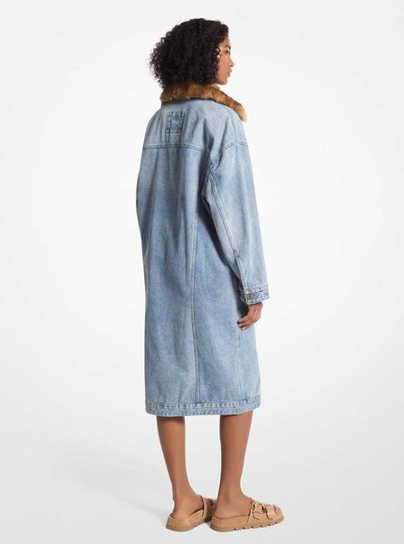 Куртка OVERSIZED DENIM COAT, колір синій 13561-MF4109TFAU_918 фото