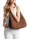 Bag LG TRPL COMPT SHLDR TOTE, color light brown