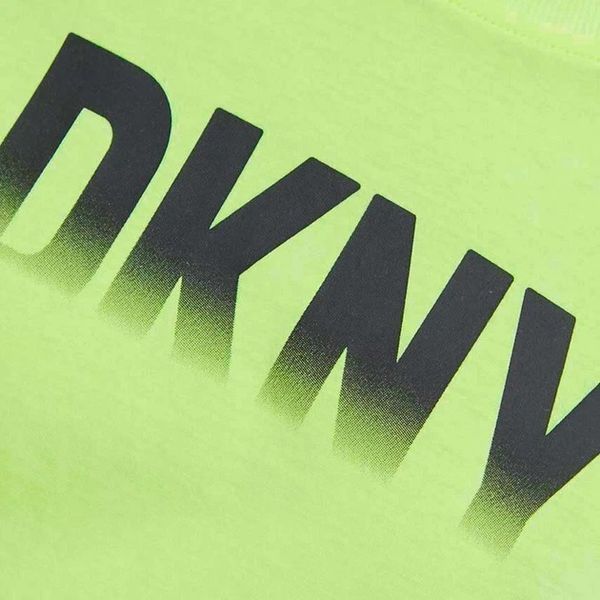 T-shirt FADE AWAY LOGO RELAX, color lime