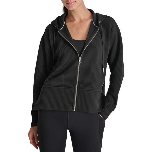 Кардиган FULL ZIP H/D W/PKTS, колір чорний 14803-DP4J9312_BLK фото