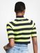 Sweater RIB TNK SS STRIPE SWTR, color lime green