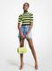 Sweater RIB TNK SS STRIPE SWTR, color lime green