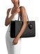 Bag LG EW MF TZ TOTE W CHARM, color black