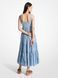 Dress ZEBRA TIERED MIDI DRESS, color chambray