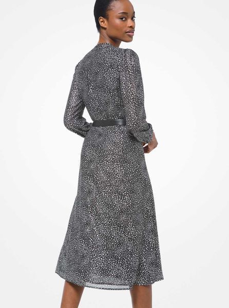 Dress GALAXY MIDI SHRT DRS, color black/silver