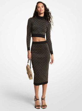 Skirt ECO METALC MK DOT SKRT, color transparent