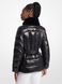 Jacket PACKABLE JACKET W FX FUR, color black