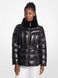 Jacket PACKABLE JACKET W FX FUR, color black