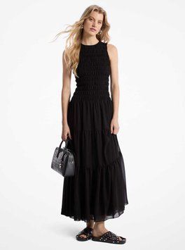 Сукня SMOCKED TANK DRESS, колір чорний 13910-MS582VF7R3_001 фото