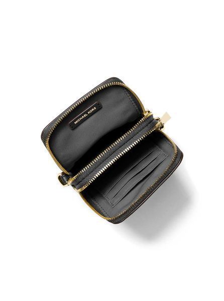 Bag SM NS DBL ZIP PHONE XBODY, color black