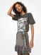 Skirt MIRROR DOT 2TIER SKRT, color black/silver