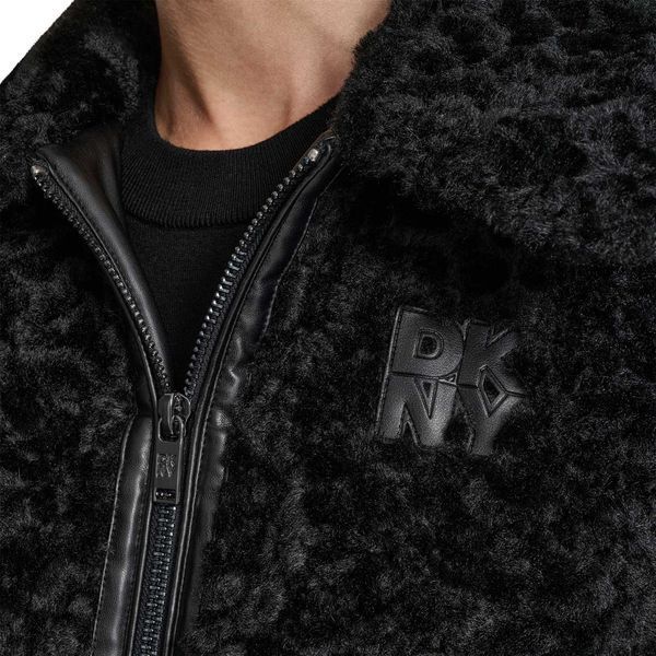 Куртка L/S COLLARD FAUX FUR, колір чорний 14853-P5MJ6C80_BLK фото