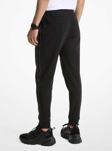 Trousers LOGO TAPE PANT, color black