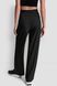 Trousers MINI STUD LG RLXD JO, color black
