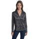 Blouse BUTTON FRONT LONG SL, color black multi
